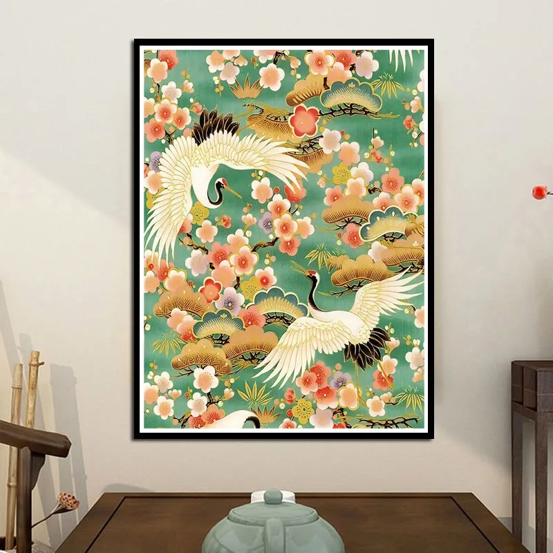 Embroidery Job - DIY Cross Stitch Complete Kits Printed