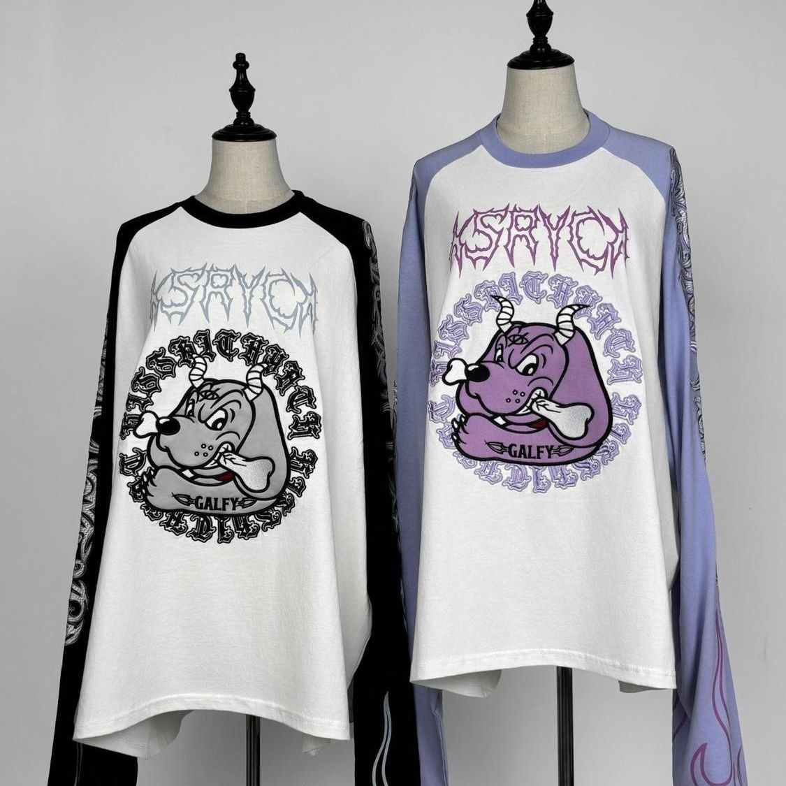 Embroidery Cotton Shirt - Y2K Japanese Harajuku Streetwear Collaboration Subculture