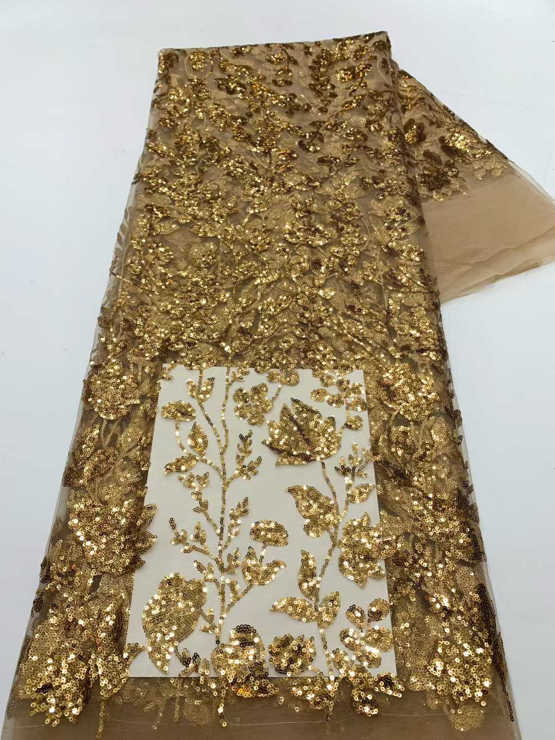 African Lace Fabric With Sequi - огляд і ціна Embroidery Net Fabric