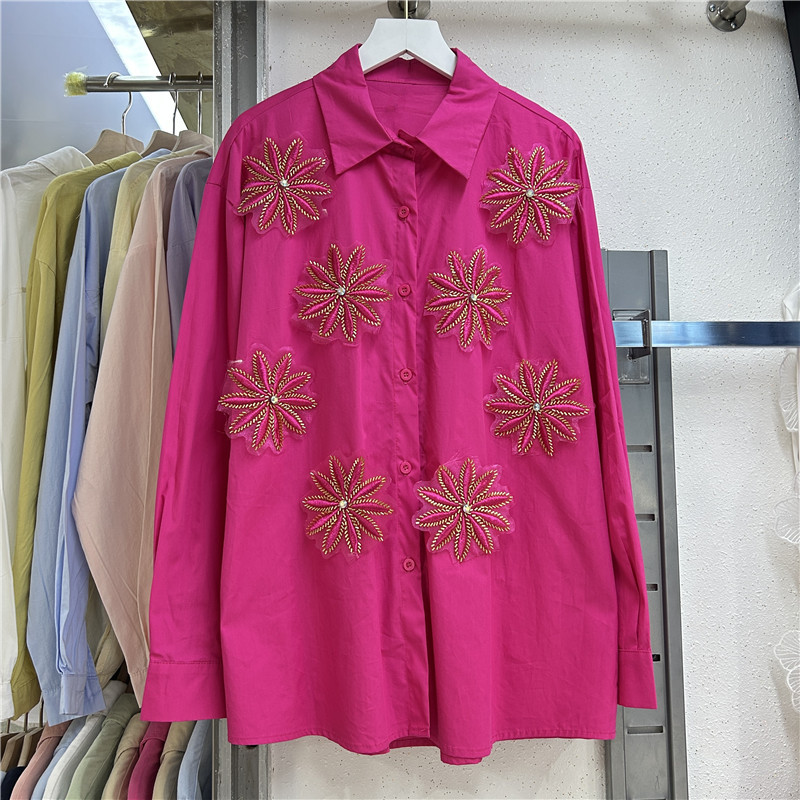 Blouses Women Shirt Vintage Tu - огляд і ціна Embroidery Job