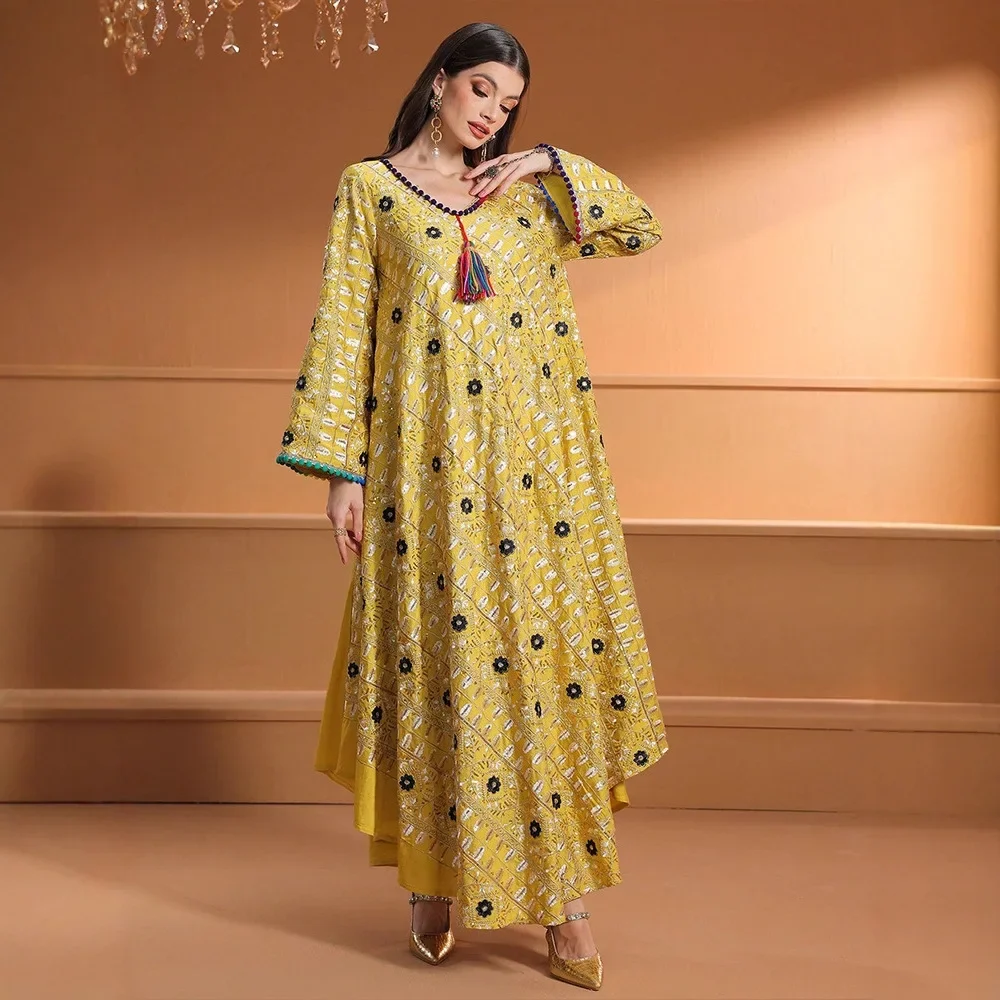 Muslim Woman Dresses Eid Embro - огляд і ціна Embroidery Arabic
