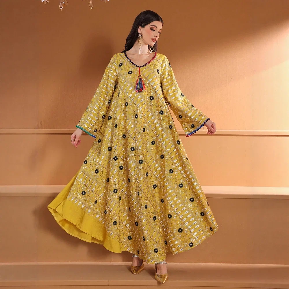 Muslim Woman Dresses Eid Embro - огляд і ціна Embroidery Arabic