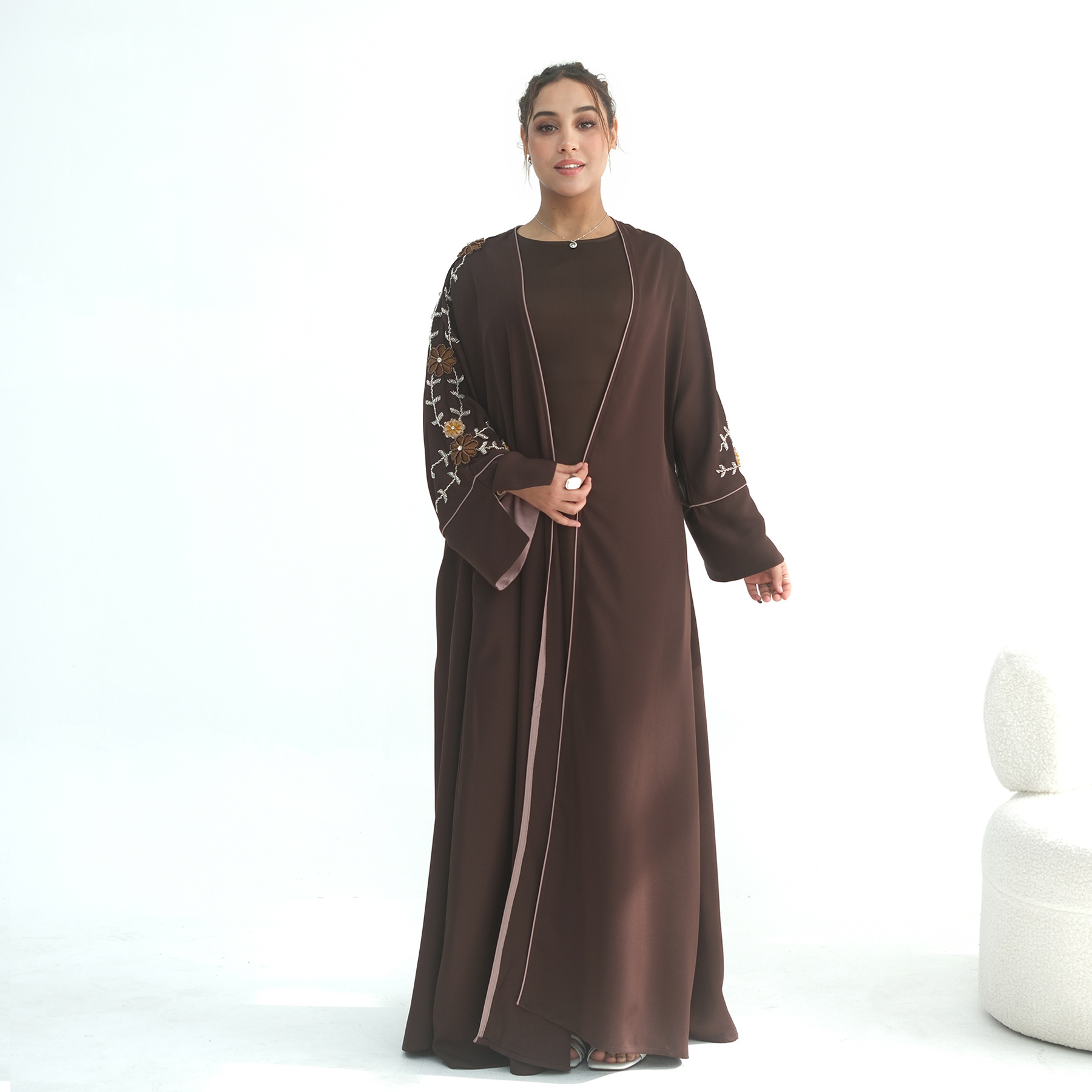 Eid Women Abaya Embroidery Bea - огляд і ціна Embroidery Arabic
