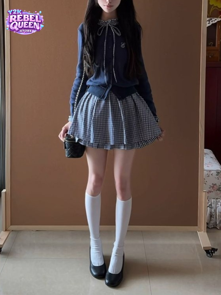 Japanese Preppy Sweet 2 Piece  - огляд і ціна Embroidery Cotton Shirt