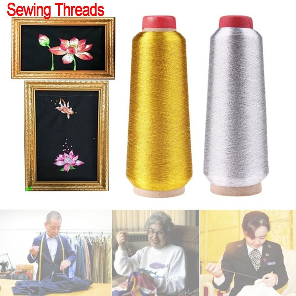 Gold/Silver Embroidery Threads - огляд і ціна Embroidery Thread Yarn