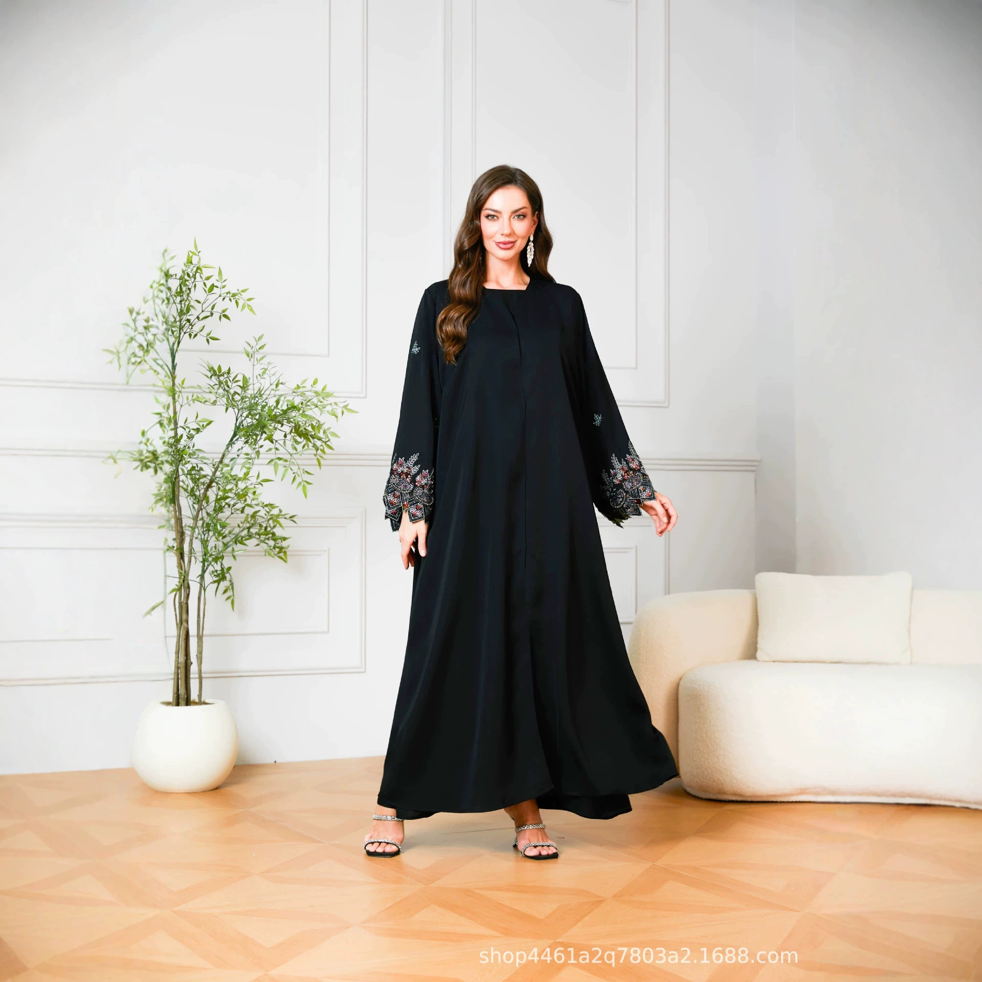 Eid Dress Muslim Abaya Women S - огляд і ціна Embroidery Arabic