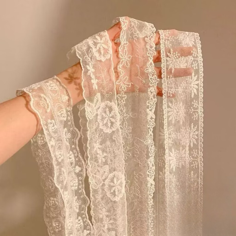 New Black White Long Lace Flow - огляд і ціна Embroidery Ribbon