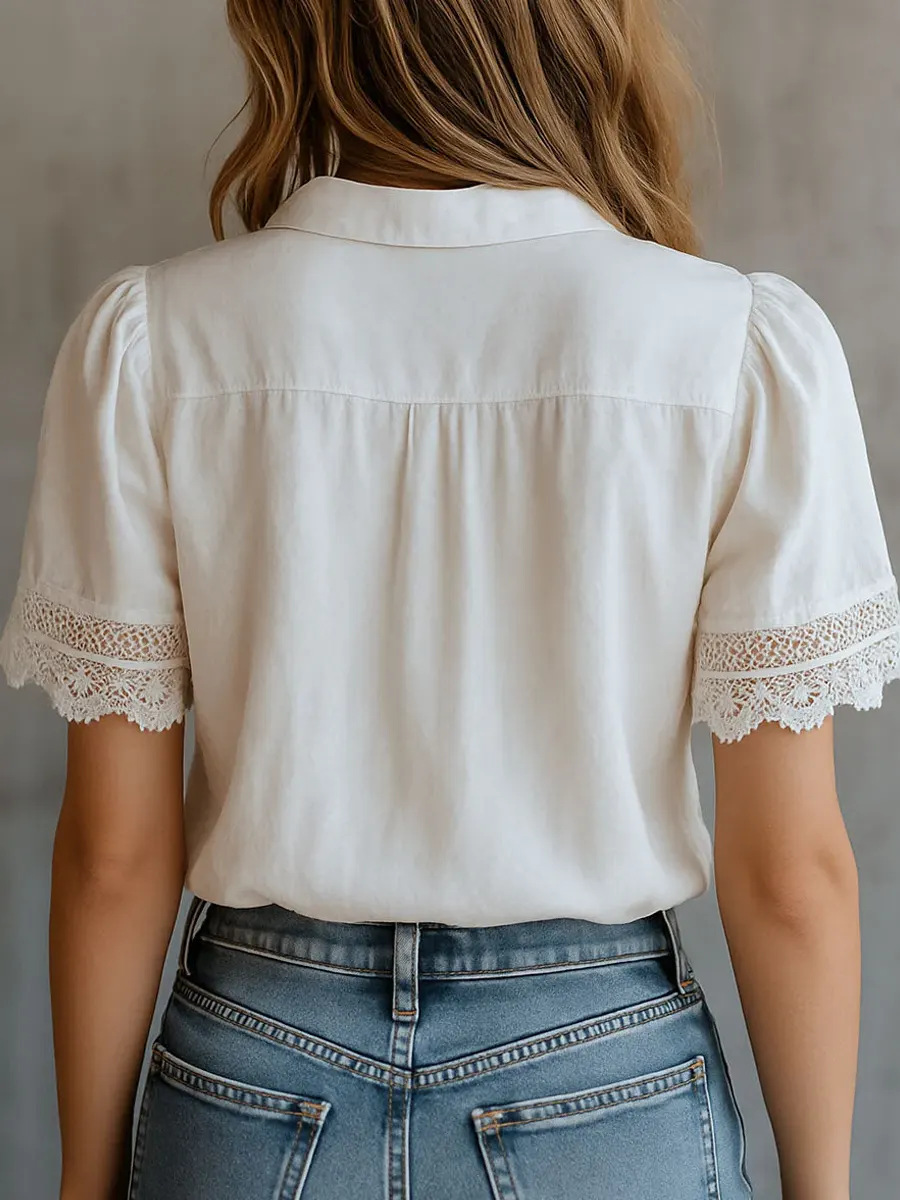 Elegant Women's Shirts Casual  - огляд і ціна Embroidery Uniform