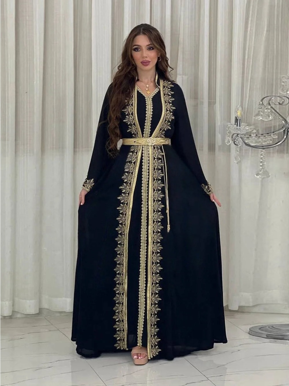 Eid Muslim Women Party Dresses - огляд і ціна Embroidery Arabic