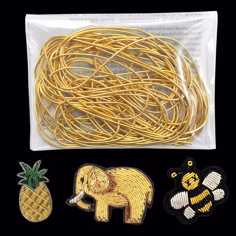 2.6M 1-1.5mm Bullion Wire Fren - огляд і ціна Embroidery Thread Yarn