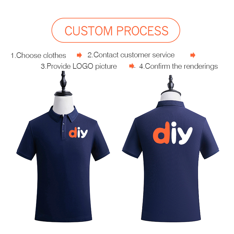 Personality Customization Polo - огляд і ціна Embroidery Cotton Shirt