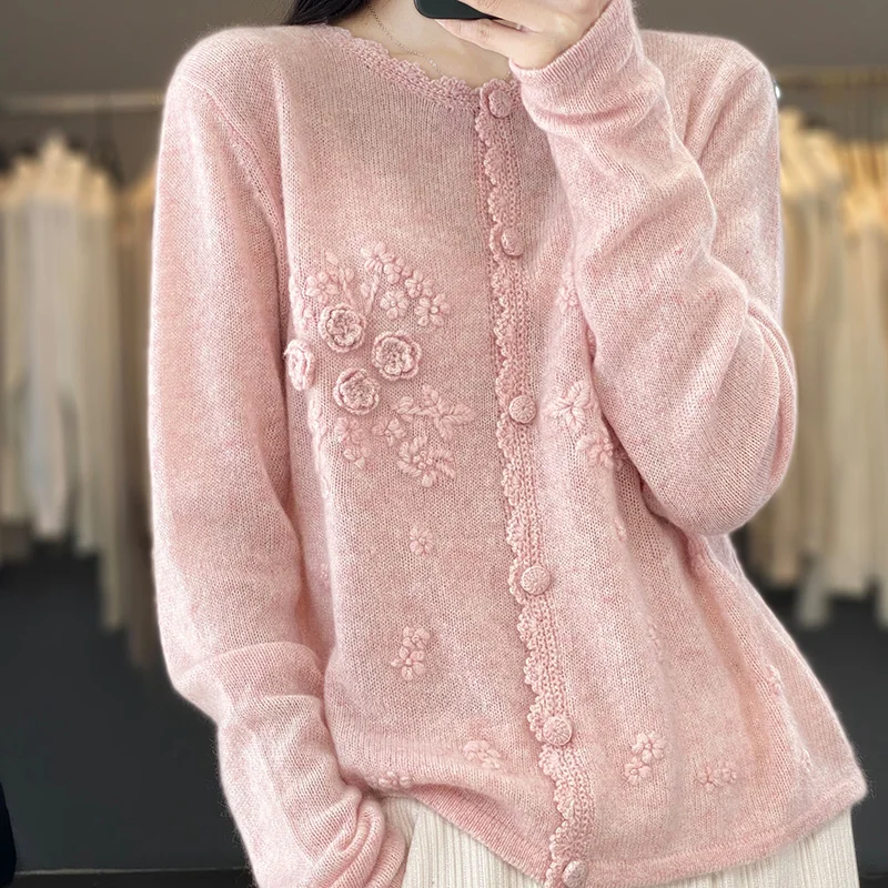 Women's 100% Pure Cashmere Car - огляд і ціна Embroidery Thread Yarn