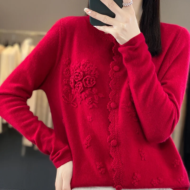 Women's 100% Pure Cashmere Car - огляд і ціна Embroidery Thread Yarn