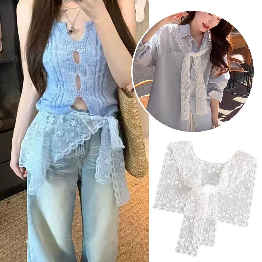 French Lace Shawl Scarf for Wo - огляд і ціна Embroidery Uniform