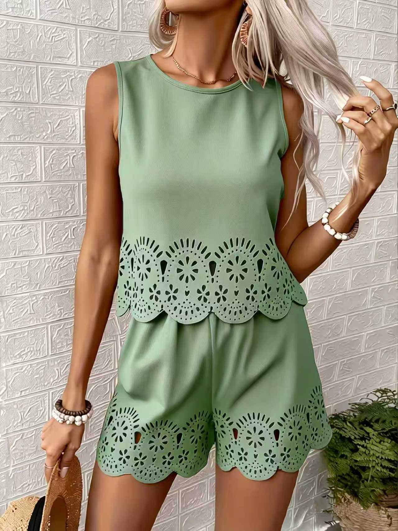 Elegant Casual Shorts Suit Spr - огляд і ціна Embroidery Uniform