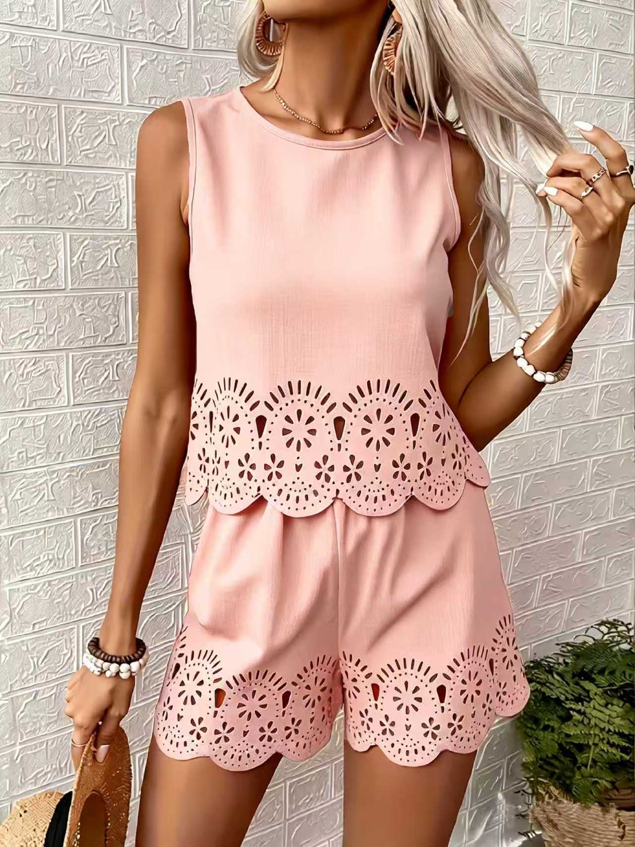 Elegant Casual Shorts Suit Spr - огляд і ціна Embroidery Uniform