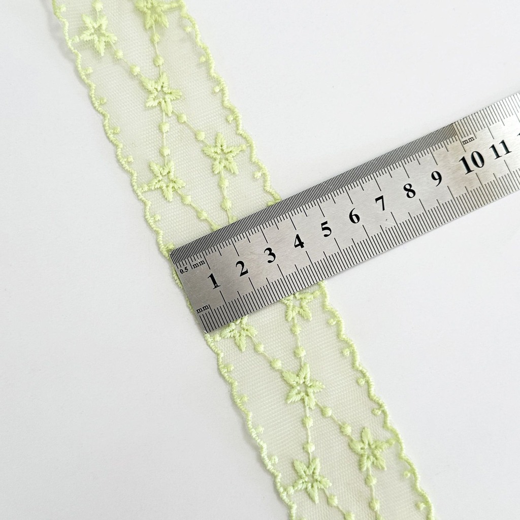 Star Embroidered Ribbon Soft E - огляд і ціна Embroidery Ribbon