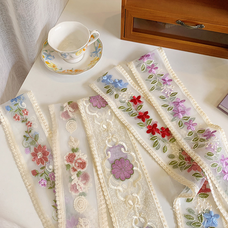 1 Yard Lace Embroidery Flower  - огляд і ціна Embroidery Ribbon