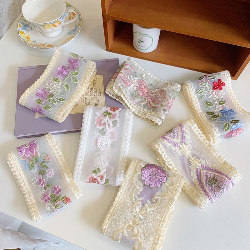 1 Yard Lace Embroidery Flower  - огляд і ціна Embroidery Ribbon