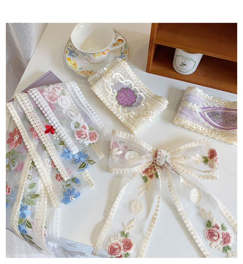 1 Yard Lace Embroidery Flower  - огляд і ціна Embroidery Ribbon