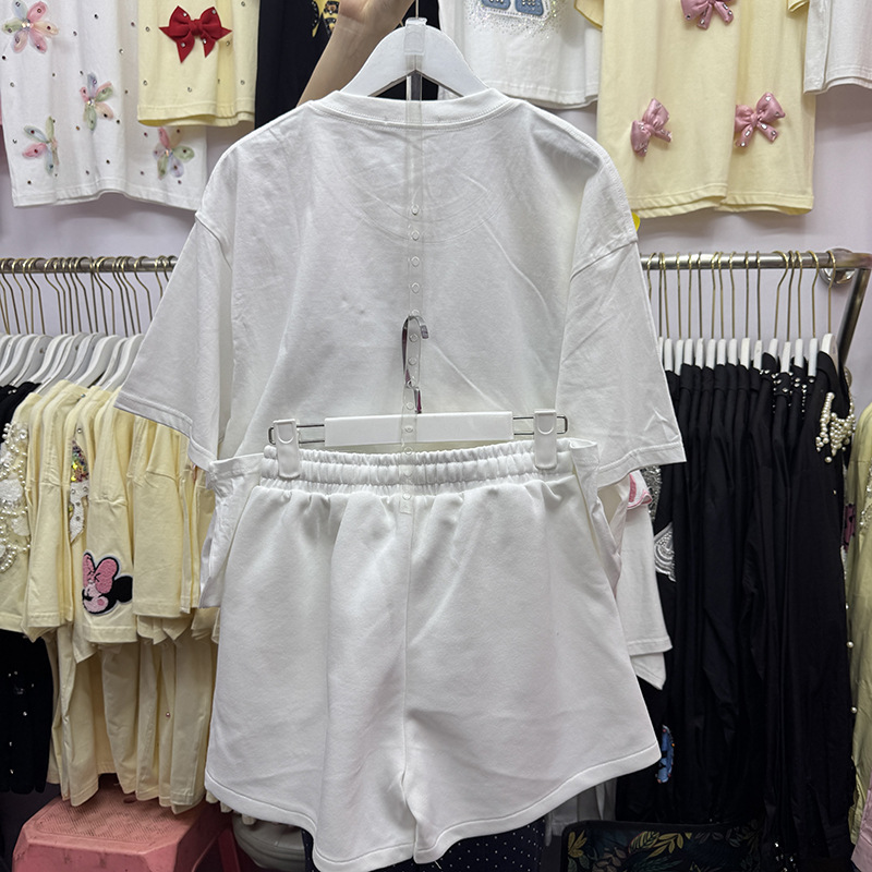 Summer Colorful 3D Flowers T-s - огляд і ціна Embroidery Cotton Shirt