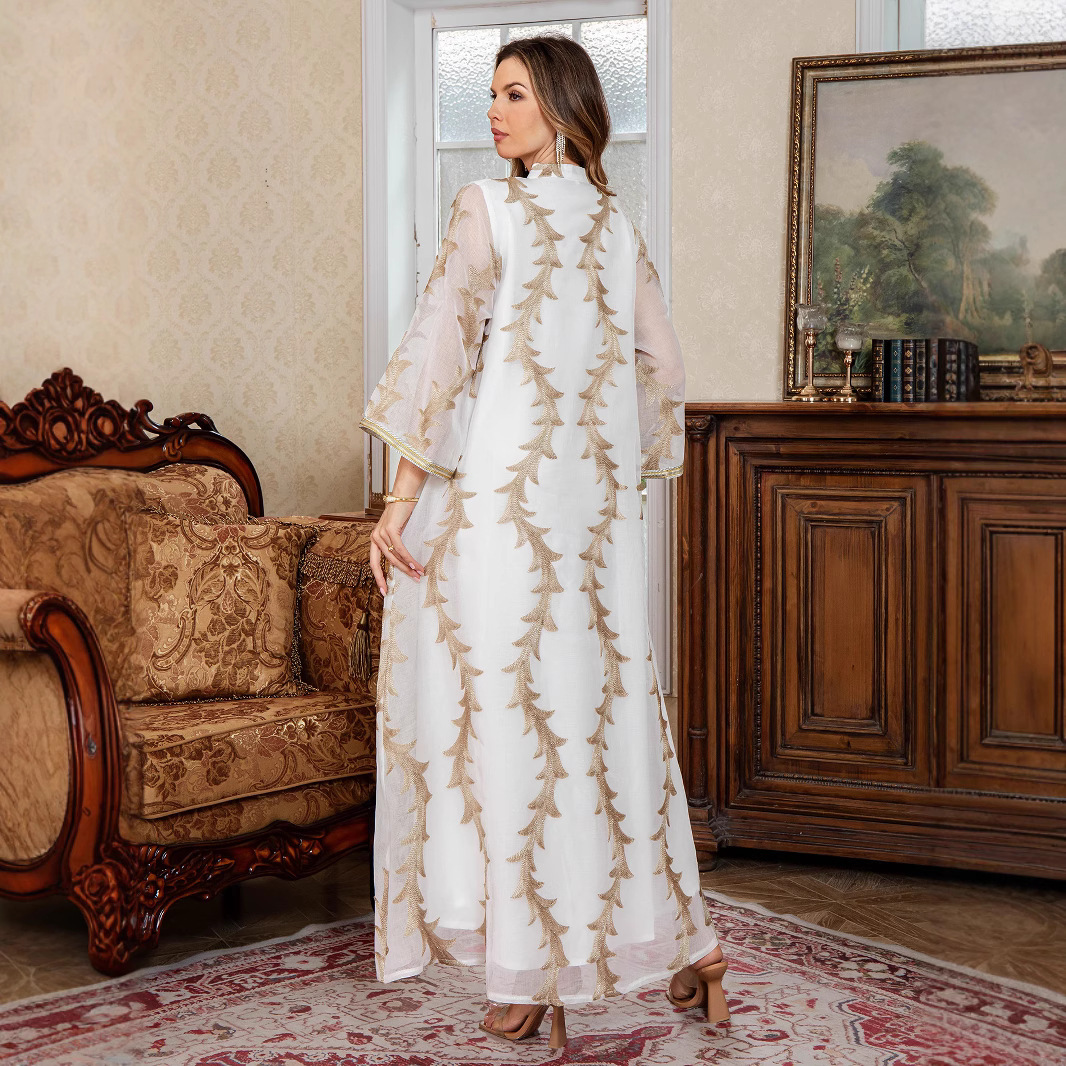 Eid Women Dress Muslim Abaya D - огляд і ціна Embroidery Arabic