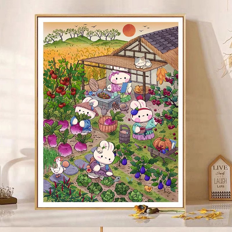 Autumn Garden Rabbits Needlewo - огляд і ціна Embroidery Job