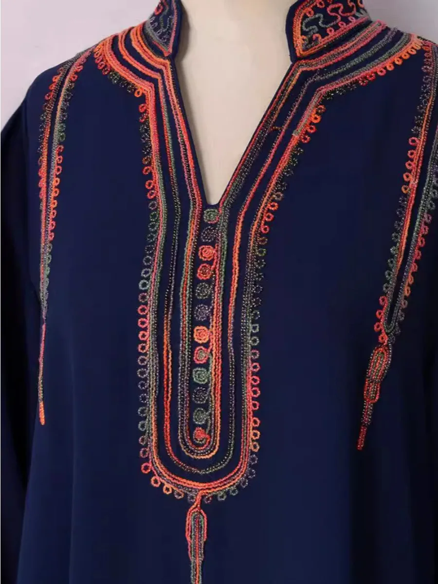 Moroccan Kaftan Abaya For Wome - огляд і ціна Embroidery Arabic