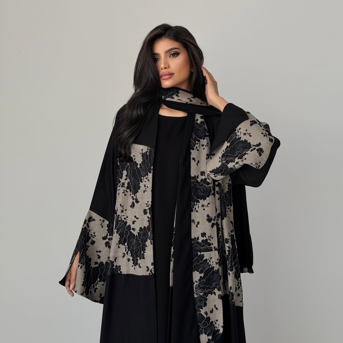 Women Eid Abaya Hijab 2 Piece  - огляд і ціна Embroidery Arabic