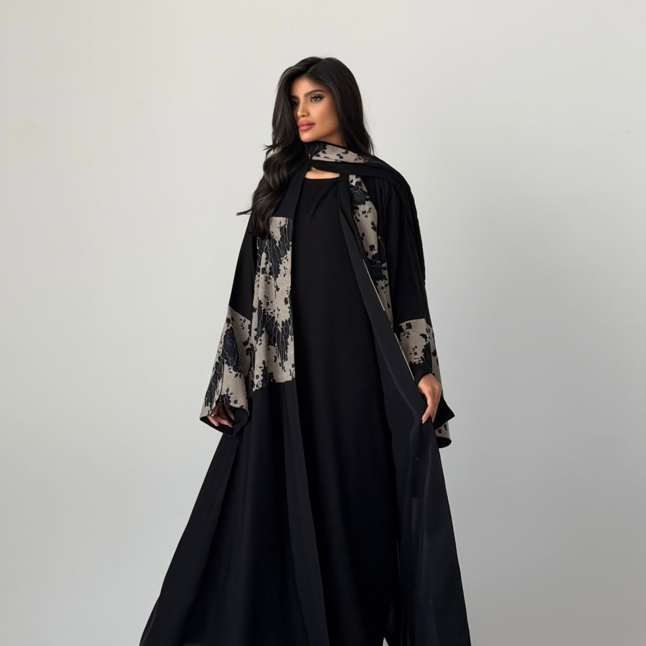 Women Eid Abaya Hijab 2 Piece  - огляд і ціна Embroidery Arabic