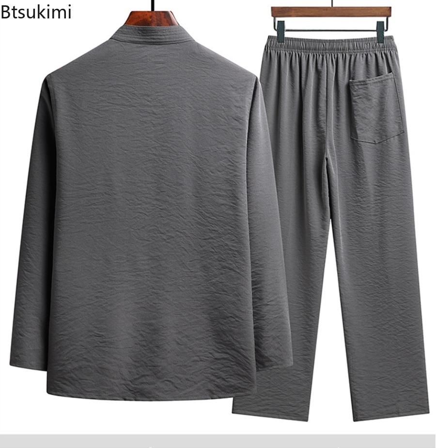 Chinese Style Set Men's Spring - огляд і ціна Embroidery Uniform