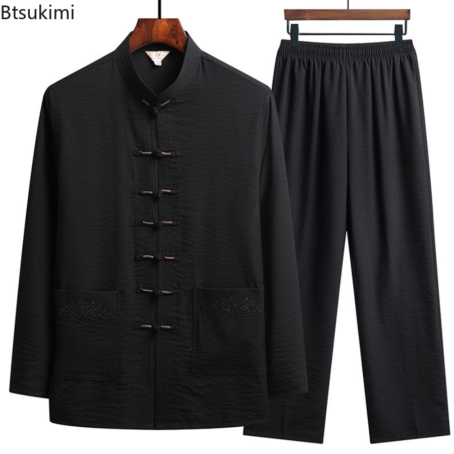 Chinese Style Set Men's Spring - огляд і ціна Embroidery Uniform