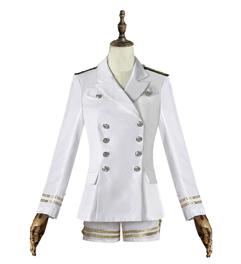 Women Black White Sailor Capta - огляд і ціна Embroidery Uniform